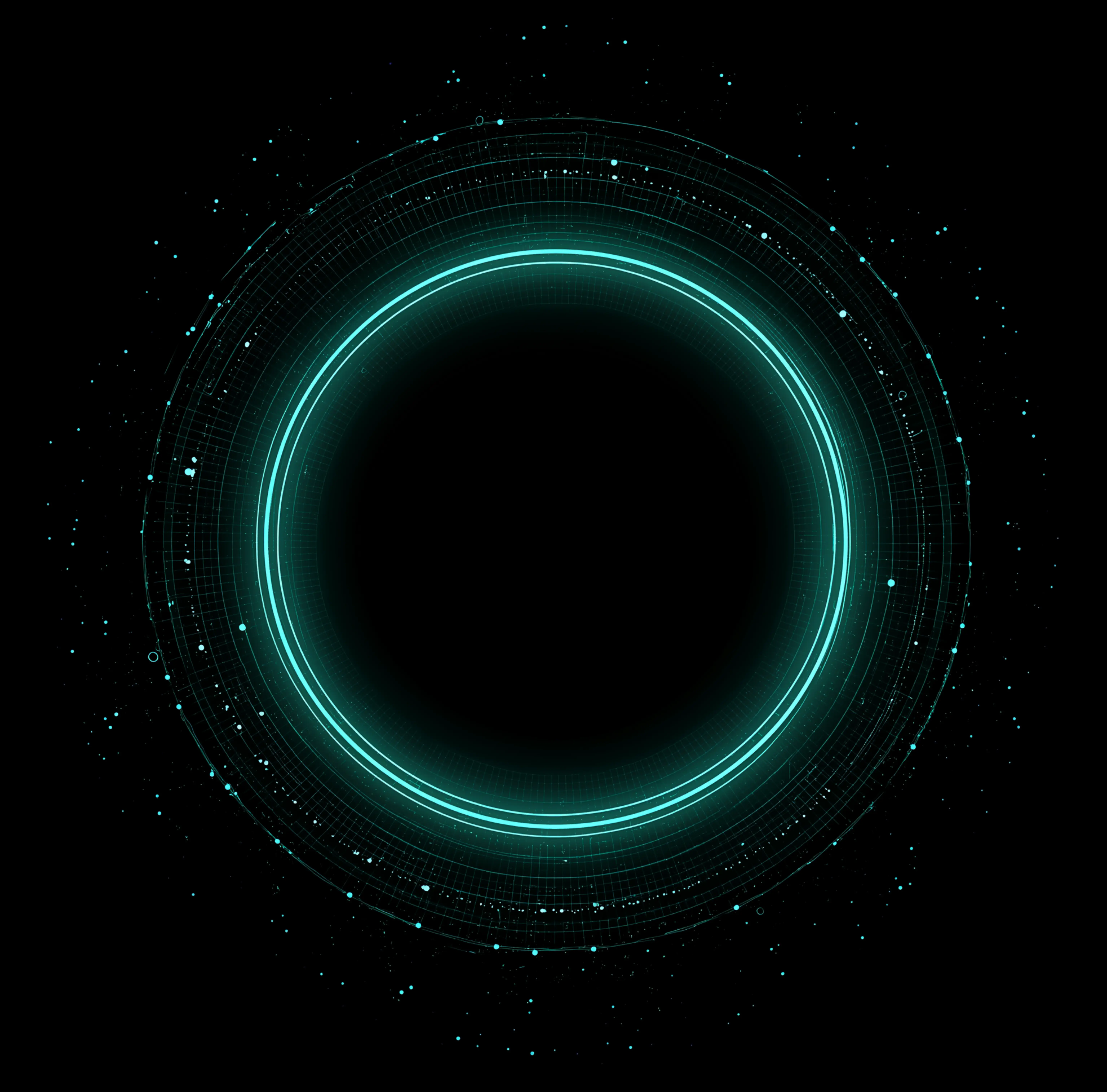 Black hole animado