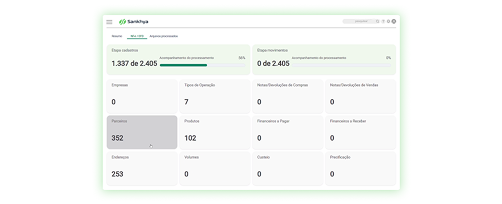Setup de ERP automático empoderado por IA